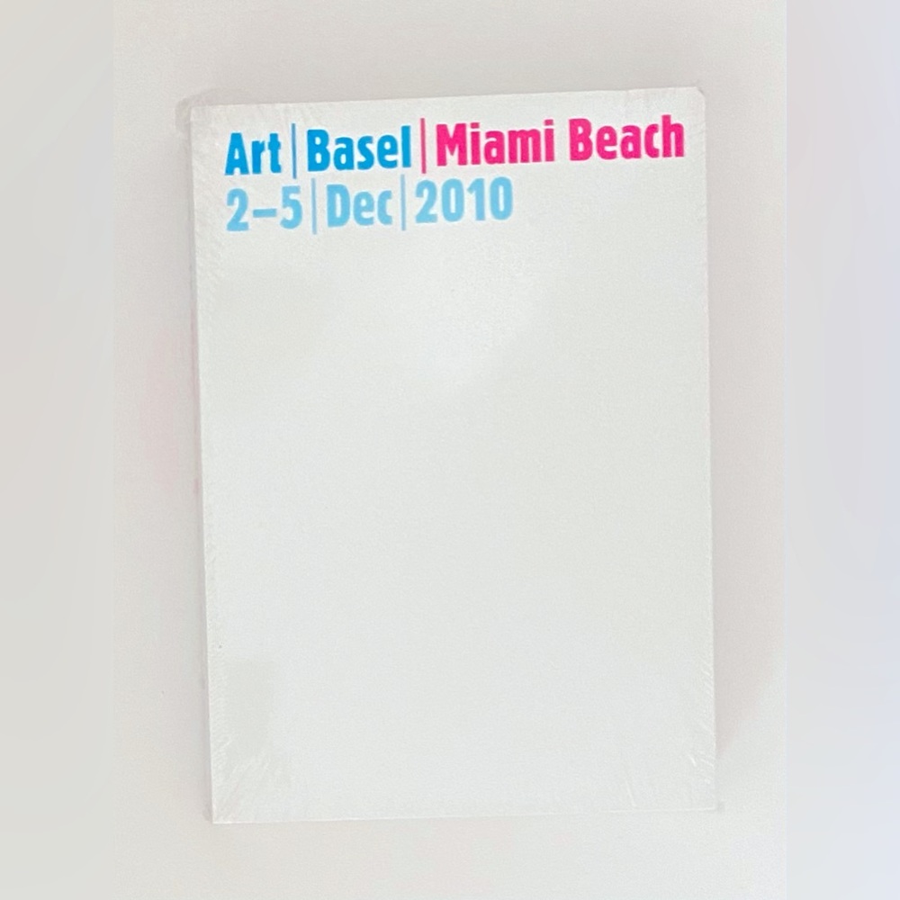NEW SEALED ART BASEL MIAMI BEACH DEC 2-5 2010 EXHIBITION CATALOG BOOK